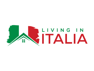 Living in Italia logo design by BrainStorming