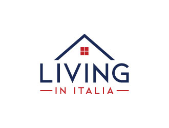 Living in Italia logo design by aryamaity