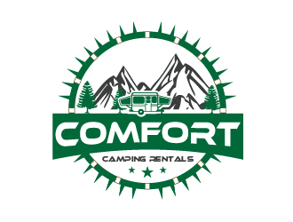 Comfort Camping Rentals logo design by shravya