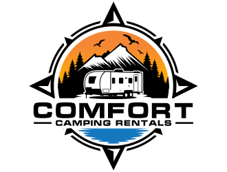 Comfort Camping Rentals logo design by jm77788