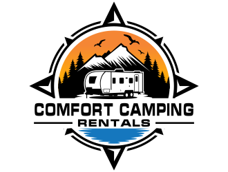 Comfort Camping Rentals logo design by jm77788