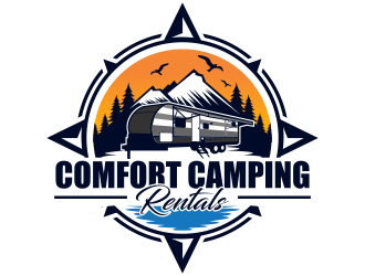 Comfort Camping Rentals logo design by jm77788