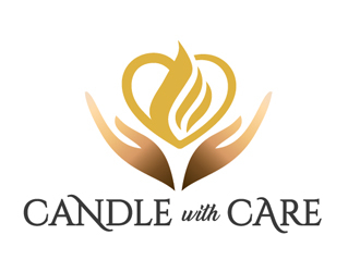 Candle with Care logo design by Roma