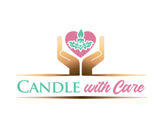 Candle with Care logo design by Roma