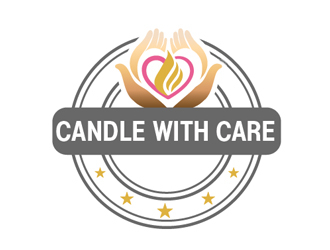 Candle with Care logo design by Roma