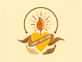 Candle with Care logo design by mrdesign