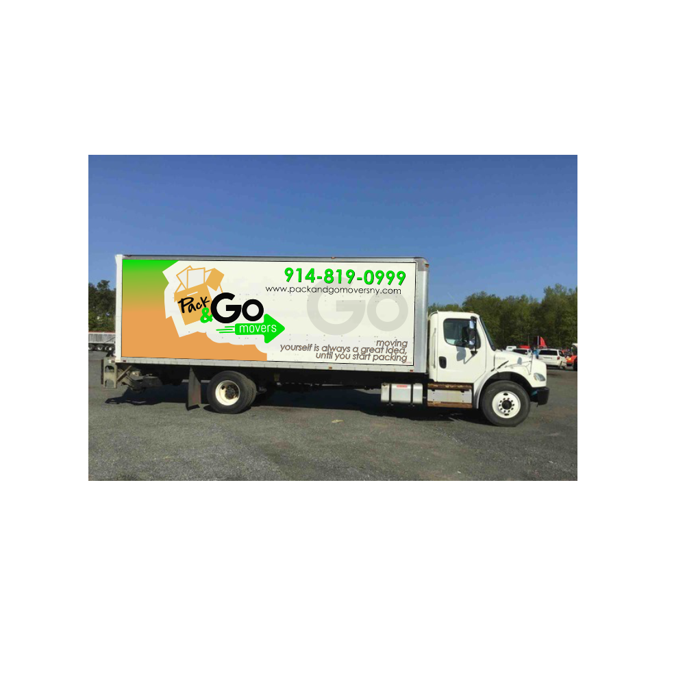 Pack & Go Movers  logo design by TMOX