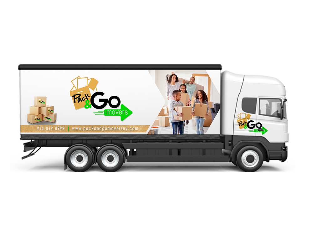 Pack & Go Movers  logo design by Niqnish