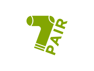 7-Pair logo design by gateout
