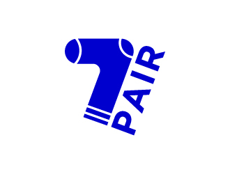 7-Pair logo design by gateout
