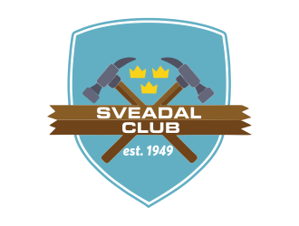 SveadalCLUB est. 1949 logo design by kanal