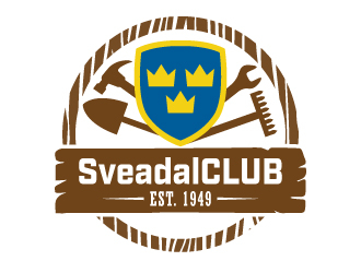 SveadalCLUB est. 1949 logo design by jaize