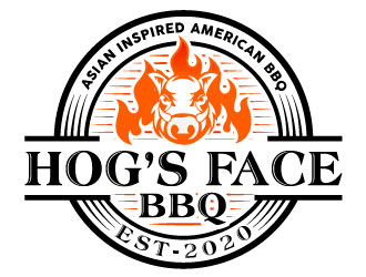 Hogs Face BBQ logo design by Suvendu