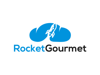 Rocket Gourmet logo design by veter