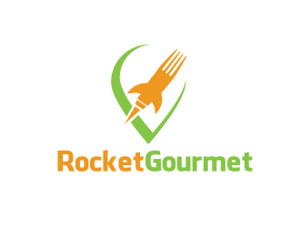 Rocket Gourmet logo design by serprimero