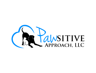 Pawsitive Approach, LLC logo design by Gwerth
