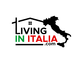 Living in Italia logo design by Panara