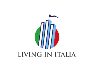 Living in Italia logo design by Alfatih05