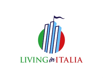 Living in Italia logo design by Alfatih05