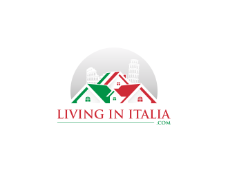 Living in Italia logo design by yunda