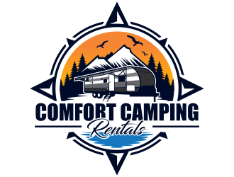 Comfort Camping Rentals logo design by jm77788