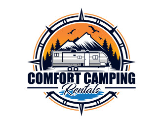 Comfort Camping Rentals logo design by jm77788