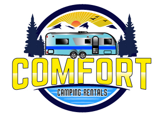Comfort Camping Rentals logo design by Suvendu