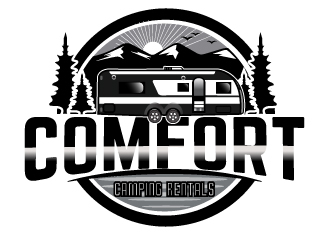 Comfort Camping Rentals logo design by Suvendu