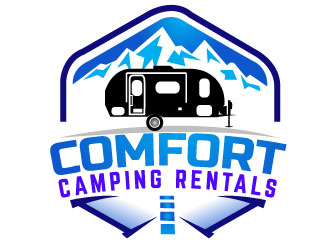 Comfort Camping Rentals logo design by Suvendu