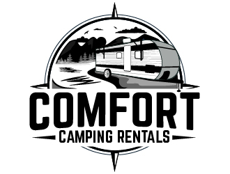 Comfort Camping Rentals logo design by Suvendu