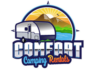 Comfort Camping Rentals logo design by Suvendu