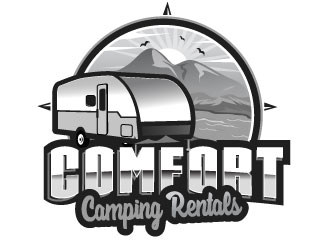 Comfort Camping Rentals logo design by Suvendu