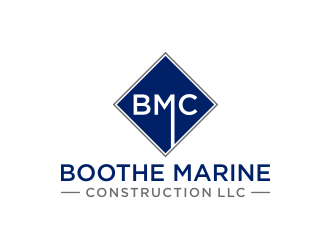 Boothe Marine Construction LLC logo design by mbamboex
