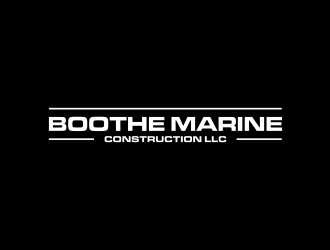Boothe Marine Construction LLC logo design by GassPoll