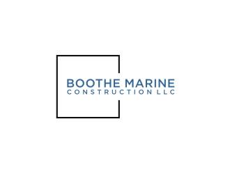 Boothe Marine Construction LLC logo design by RatuCempaka