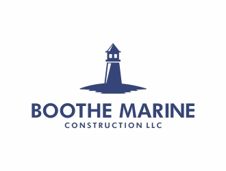 Boothe Marine Construction LLC logo design by Mardhi