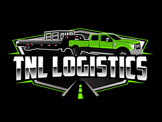 T n L Logistics logo design by AamirKhan