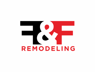 F & F Remodeling  logo design by hidro