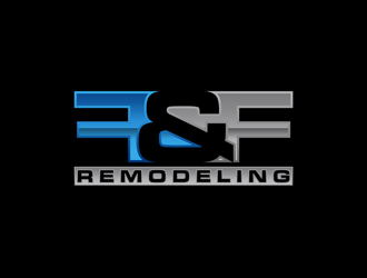 F & F Remodeling  logo design by alby