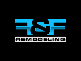F & F Remodeling  logo design by GassPoll