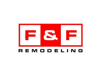 F & F Remodeling  logo design by GassPoll