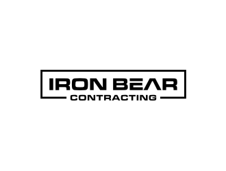 Iron bear contracting  logo design by johana