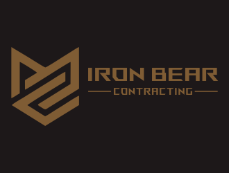 Iron bear contracting  logo design by Aldo