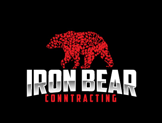 Iron bear contracting  logo design by AamirKhan