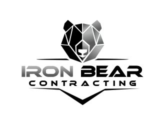 Iron bear contracting  logo design by ruki