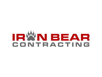 Iron bear contracting  logo design by .::ngamaz::.
