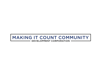 Making it Count Community Development Corporation  logo design by johana