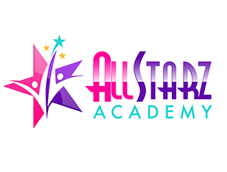 All Starz Academy logo design by 3Dlogos