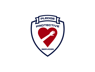 PLEDGE PROTECTIVE SERVICES logo design by hopee