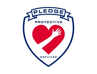 PLEDGE PROTECTIVE SERVICES logo design by dibyo